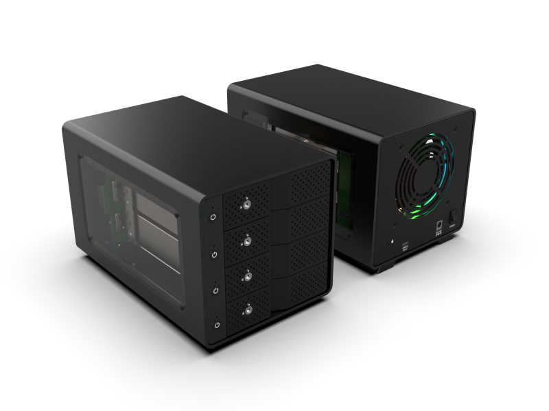 RGB 4槽 3.5 吋 SATA HDD 外接機盒